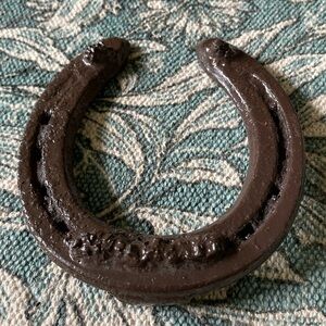 Vintage St. Croix Forge Cast Iron Horseshoe